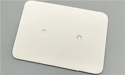Mood Aksessuaarid Kaardikõrvarõngad Kuldküüned Pakend Paberkaart Minimalistlikud Kõrvarõngad Displei Välismaalane Rippuv kaart Ühel küljel kaetud elevandiluust tahvel FBB paber