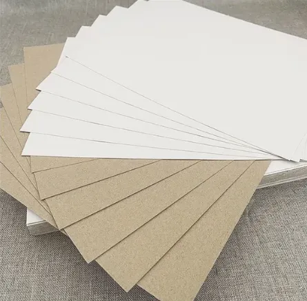 White Top Grey Back Duplex Board For Packing/One Side Grey Wholesale Packaging Cardboard